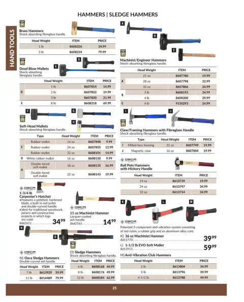 Princess Auto Canada offers from 16 April 2025 to 16 April 2026 HAND TOOLS DEALS - Page 29