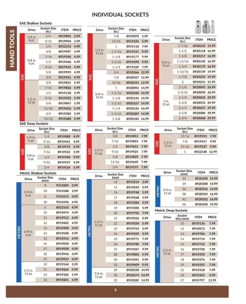 Princess Auto Canada offers from 16 April 2025 to 16 April 2026 HAND TOOLS DEALS - Page 7