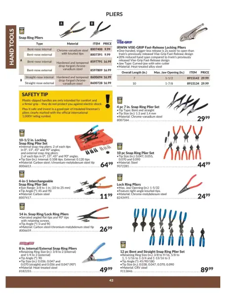 Princess Auto Canada offers from 16 April 2025 to 16 April 2026 HAND TOOLS DEALS - Page 48