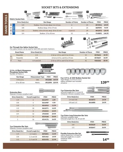 Princess Auto Canada offers from 16 April 2025 to 16 April 2026 HAND TOOLS DEALS - Page 9