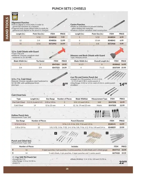 Princess Auto Canada offers from 16 April 2025 to 16 April 2026 HAND TOOLS DEALS - Page 32