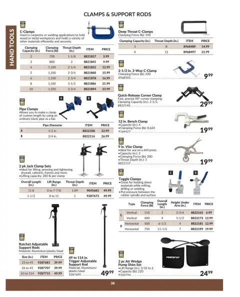 Princess Auto Canada offers from 16 April 2025 to 16 April 2026 HAND TOOLS DEALS - Page 43