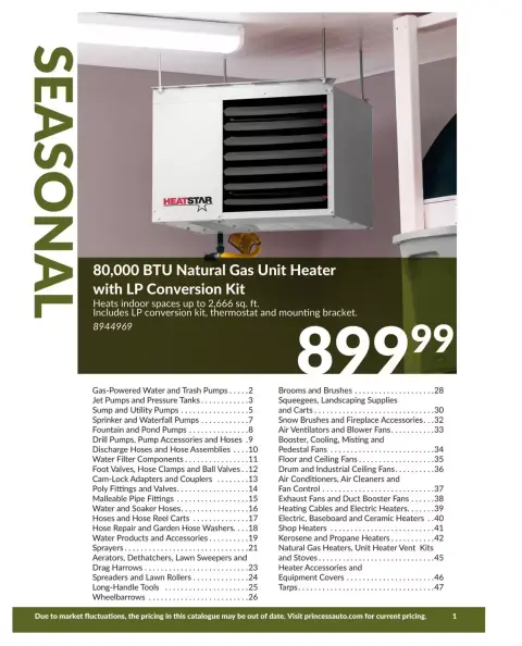 Princess Auto Canada offers from 16 April 2025 to 16 April 2026 SEASONAL DEALS - Page 3