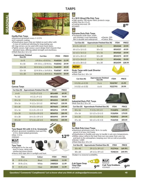 Princess Auto Canada offers from 16 April 2025 to 16 April 2026 SEASONAL DEALS - Page 54