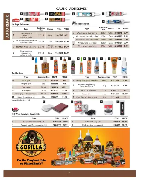 Princess Auto Canada offers from 16 April 2025 to 16 April 2026 AUTO REPAIR DEALS - Page 39