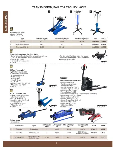 Princess Auto Canada offers from 16 April 2025 to 16 April 2026 AUTO REPAIR DEALS - Page 7