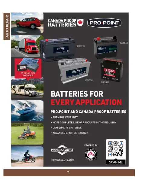 Princess Auto Canada offers from 16 April 2025 to 16 April 2026 AUTO REPAIR DEALS - Page 50