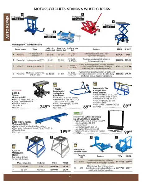 Princess Auto Canada offers from 16 April 2025 to 16 April 2026 AUTO REPAIR DEALS - Page 6