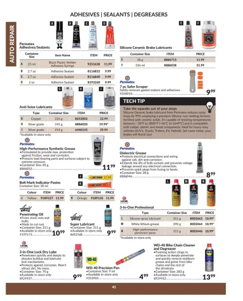 Princess Auto Canada offers from 16 April 2025 to 16 April 2026 AUTO REPAIR DEALS - Page 43