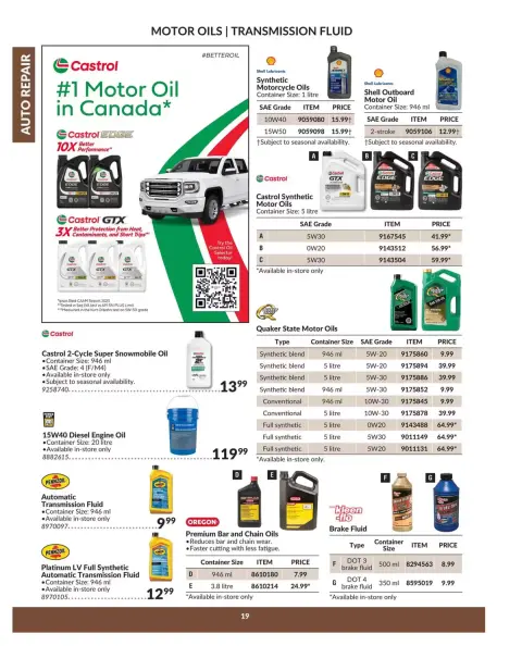 Princess Auto Canada offers from 16 April 2025 to 16 April 2026 AUTO REPAIR DEALS - Page 21
