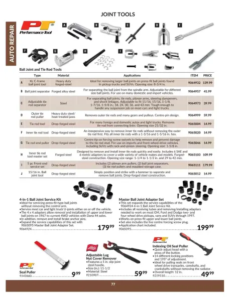 Princess Auto Canada offers from 16 April 2025 to 16 April 2026 AUTO REPAIR DEALS - Page 79