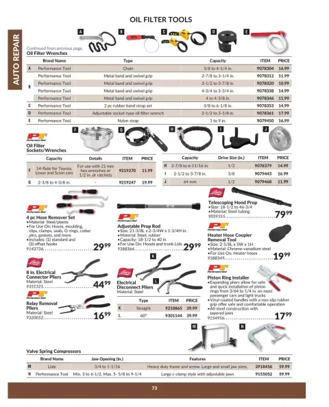 Princess Auto Canada offers from 16 April 2025 to 16 April 2026 AUTO REPAIR DEALS - Page 75