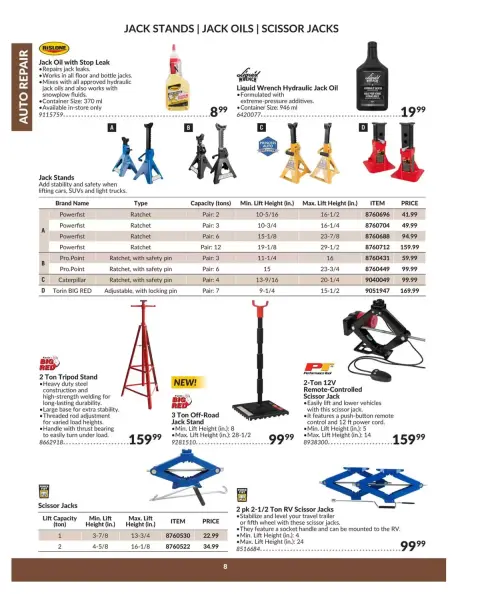 Princess Auto Canada offers from 16 April 2025 to 16 April 2026 AUTO REPAIR DEALS - Page 10
