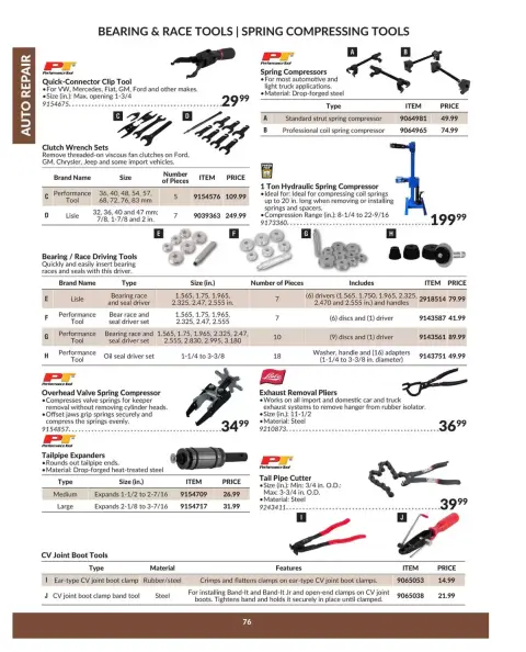 Princess Auto Canada offers from 16 April 2025 to 16 April 2026 AUTO REPAIR DEALS - Page 78