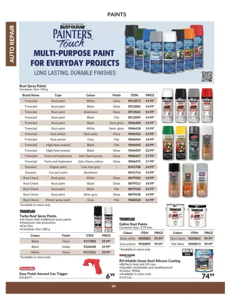 Princess Auto Canada offers from 16 April 2025 to 16 April 2026 AUTO REPAIR DEALS - Page 36