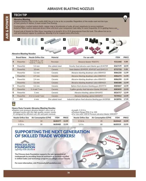 Princess Auto Canada offers from 16 April 2025 to 16 April 2026 AIR & POWER DEALS - Page 40