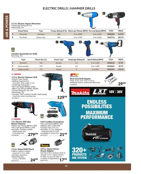 Princess Auto Canada offers from 16 April 2025 to 16 April 2026 AIR & POWER DEALS - Page 50