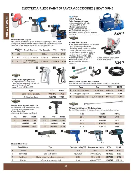 Princess Auto Canada offers from 16 April 2025 to 16 April 2026 AIR & POWER DEALS - Page 69