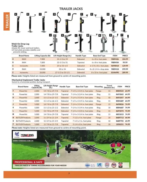 Princess Auto Canada offers from 16 April 2025 to 16 April 2026 TRAILER DEALS - Page 9