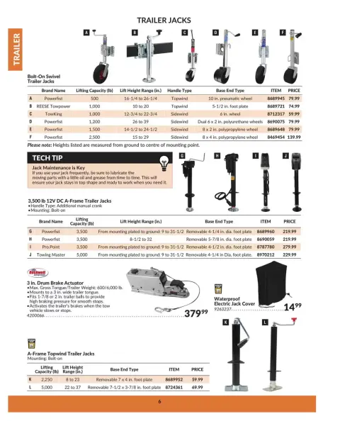 Princess Auto Canada offers from 16 April 2025 to 16 April 2026 TRAILER DEALS - Page 8