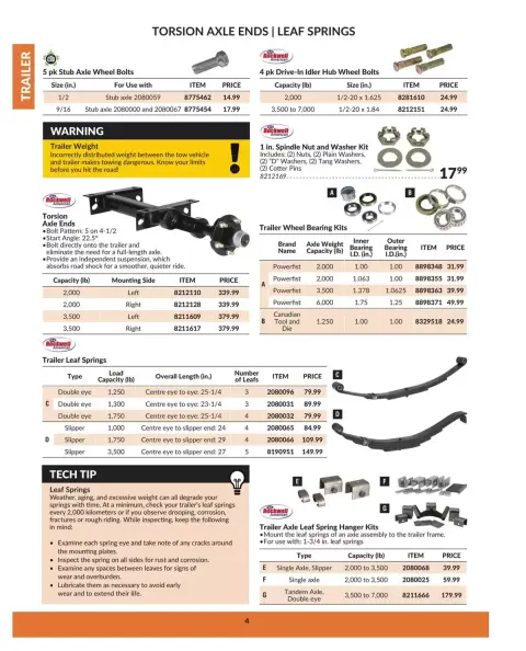 Princess Auto Canada offers from 16 April 2025 to 16 April 2026 TRAILER DEALS - Page 6
