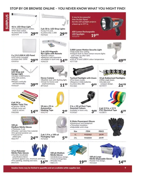 Princess Auto Canada offers from 16 April 2025 to 16 April 2026 SURPLUS DEALS - Page 13