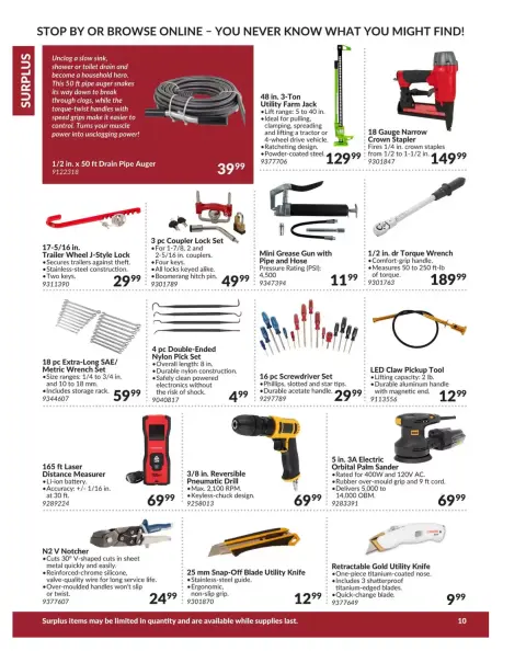 Princess Auto Canada offers from 16 April 2025 to 16 April 2026 SURPLUS DEALS - Page 14