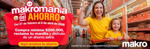 Ofertas de Makro Colombia de 3 marzo a 2 abril 2026 La Makromanía del Ahorro, Aprovecha las Ofertas - Página 1