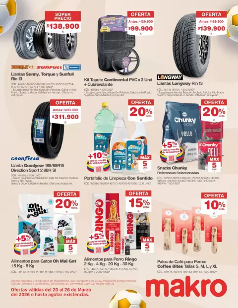 Ofertas de Makro Colombia de 20 a 26 marzo 2026 Excelente oferta para todos los clientes - Página 37
