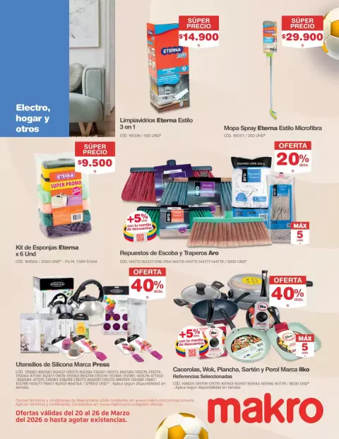 Ofertas de Makro Colombia de 20 a 26 marzo 2026 Excelente oferta para todos los clientes - Página 33