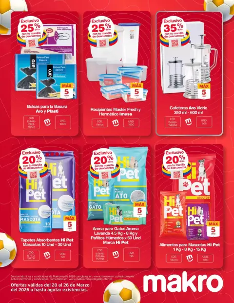 Ofertas de Makro Colombia de 20 a 26 marzo 2026 Excelente oferta para todos los clientes - Página 14
