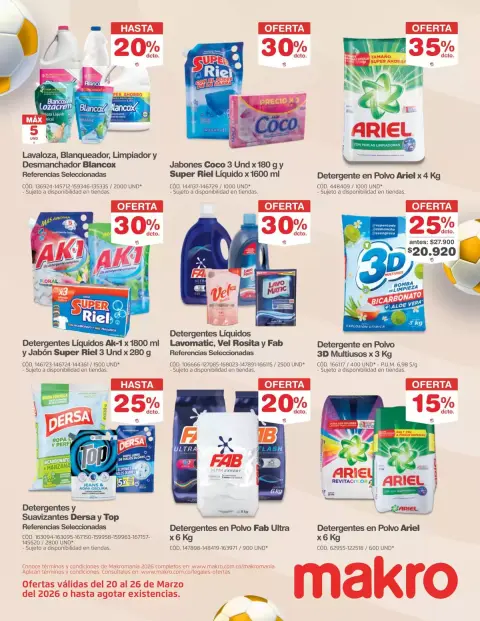 Ofertas de Makro Colombia de 20 a 26 marzo 2026 Excelente oferta para todos los clientes - Página 31