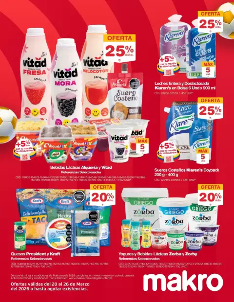 Ofertas de Makro Colombia de 20 a 26 marzo 2026 Excelente oferta para todos los clientes - Página 18