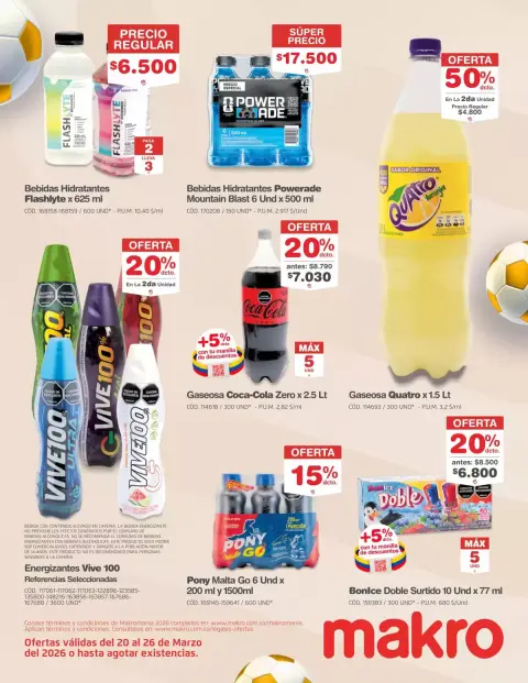 Ofertas de Makro Colombia de 20 a 26 marzo 2026 Excelente oferta para todos los clientes - Página 4