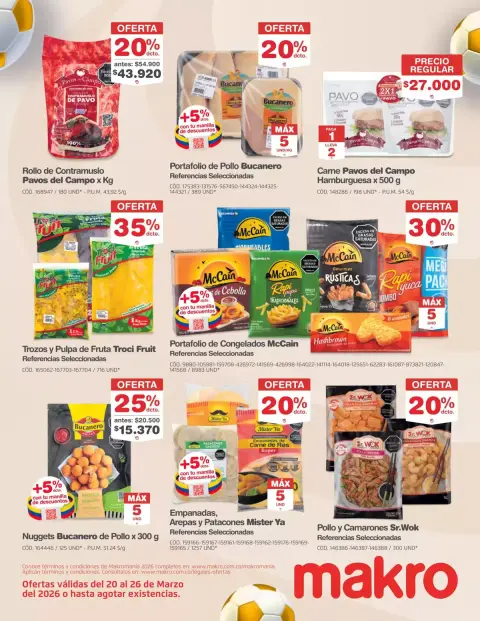 Ofertas de Makro Colombia de 20 a 26 marzo 2026 Excelente oferta para todos los clientes - Página 16