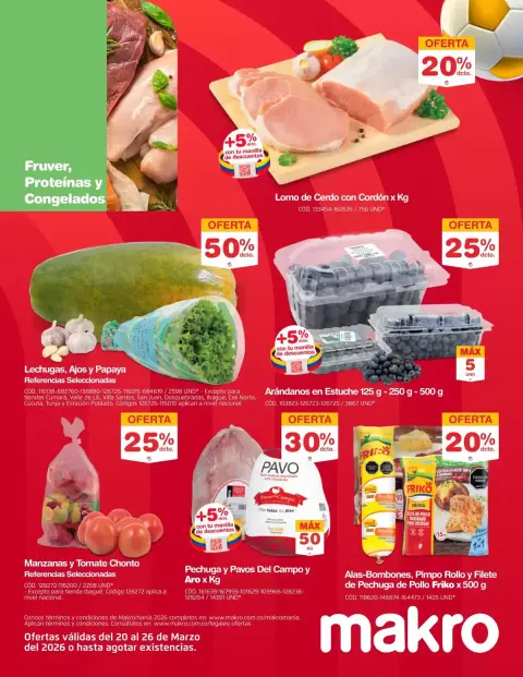 Ofertas de Makro Colombia de 20 a 26 marzo 2026 Excelente oferta para todos los clientes - Página 15