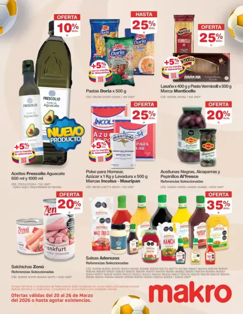 Ofertas de Makro Colombia de 20 a 26 marzo 2026 Excelente oferta para todos los clientes - Página 22
