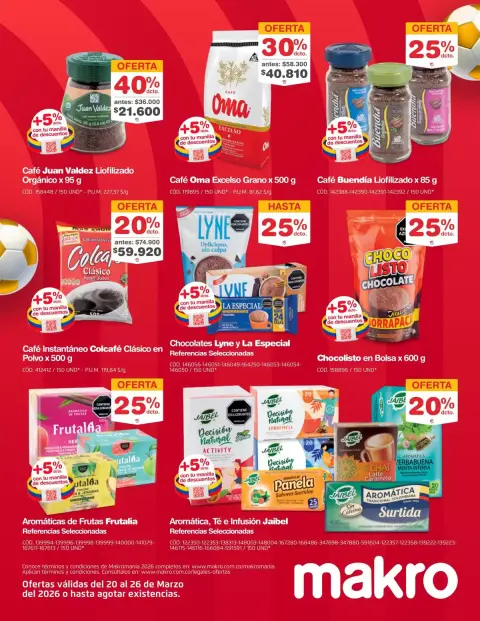 Ofertas de Makro Colombia de 20 a 26 marzo 2026 Excelente oferta para todos los clientes - Página 24