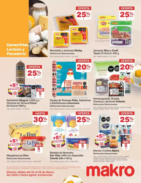 Ofertas de Makro Colombia de 20 a 26 marzo 2026 Excelente oferta para todos los clientes - Página 17