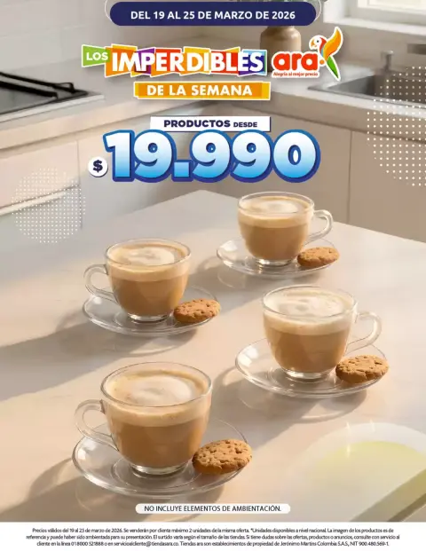 Ofertas de Tiendas ara Colombia de 19 a 25 marzo 2026 Ahorro a lo grande Ofertas - Página 1
