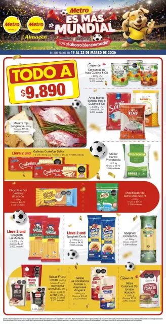 Ofertas de Tiendas Metro Colombia de 19 a 23 marzo 2026 Metro es Mas Mundial - Página 1