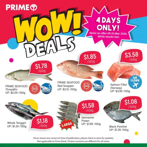 Prime Supermarket Singapore offers from 20 to 23 March 2026 Discover attractive offers - Page 6