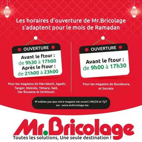 Offres Mr.Bricolage Maroc de 8 à 22 mars 2026 82e anniversaire de la présentation de la Déclaration d'indépendance - Page 2