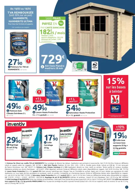 Offres Mr.Bricolage France de 11 à 29 mars 2026 SPÉCIAL CHANTIERS - Page 7