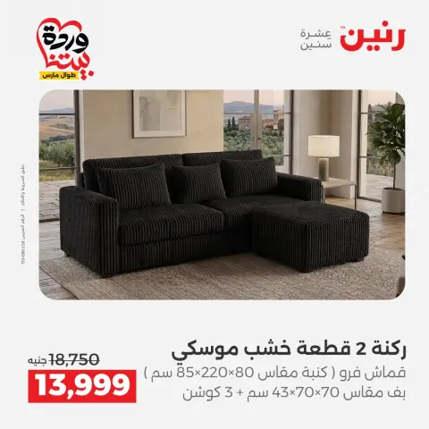 عروض رنين مصر من ٢٤ حتى ٢٥ مارس ٢٠٢٦ عروض الأثاث - صفحة 2