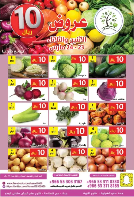 Hasad Albasatin Saudi Arabia offers from 23 to 24 March 2026 SAR 10 Offers - Page 3