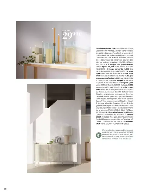 Offres Maisons du Monde France de 1 janvier à 31 décembre 2026 EVASION ESTIVALE - Page 28