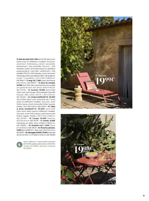 Offres Maisons du Monde France de 1 janvier à 31 décembre 2026 EVASION ESTIVALE - Page 11