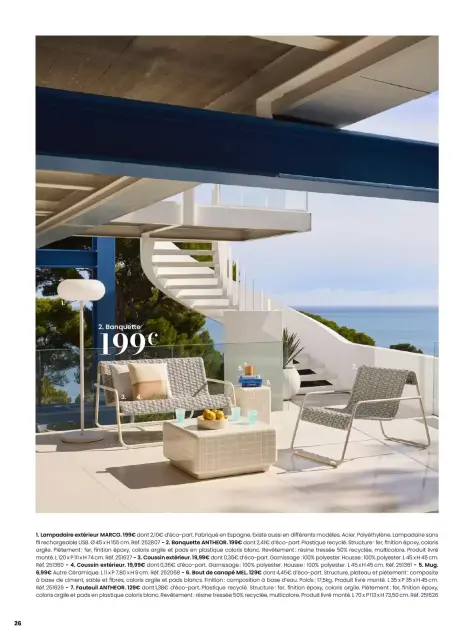 Offres Maisons du Monde France de 1 janvier à 31 décembre 2026 EVASION ESTIVALE - Page 26
