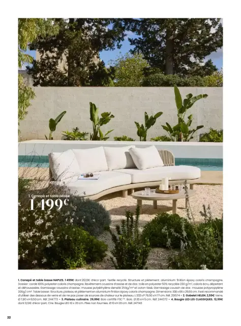 Offres Maisons du Monde France de 1 janvier à 31 décembre 2026 EVASION ESTIVALE - Page 22